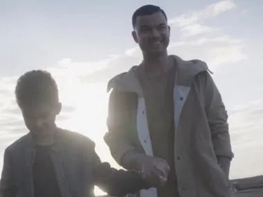 Guy Sebastian’s son Hudson features in his film clip for his song Choir