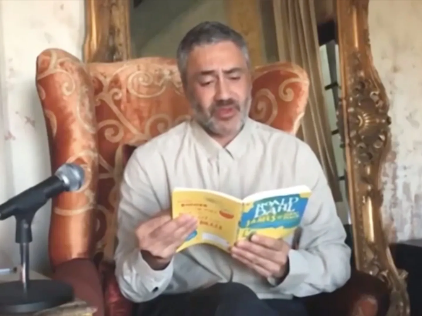 Camilla reads James And The Giant Peach, with Taika and friends