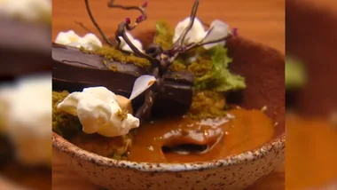 MasterChef Reynold’s down the rabbit hole dessert