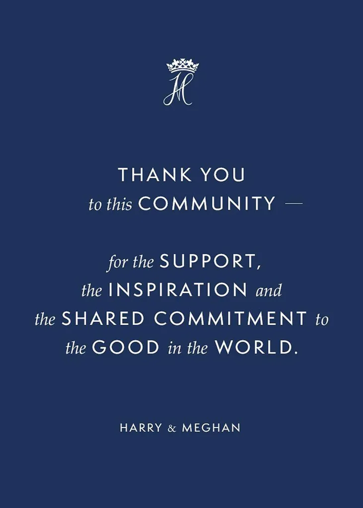 Harry and Meghan Instagram