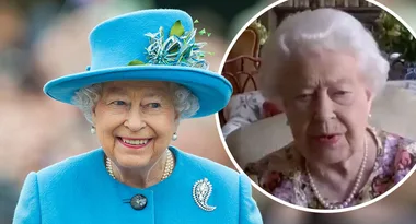 Royal first! Queen takes part in first video call conference