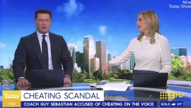 Karl Stefanovic slams Guy Sebastian’s extra button push on The Voice