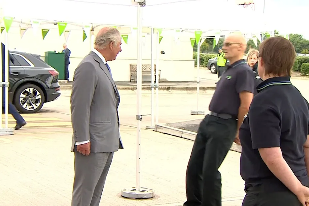Prince Charles supermarket worker faint