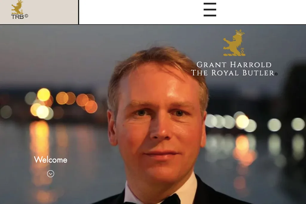 Grant Harrold royal butler