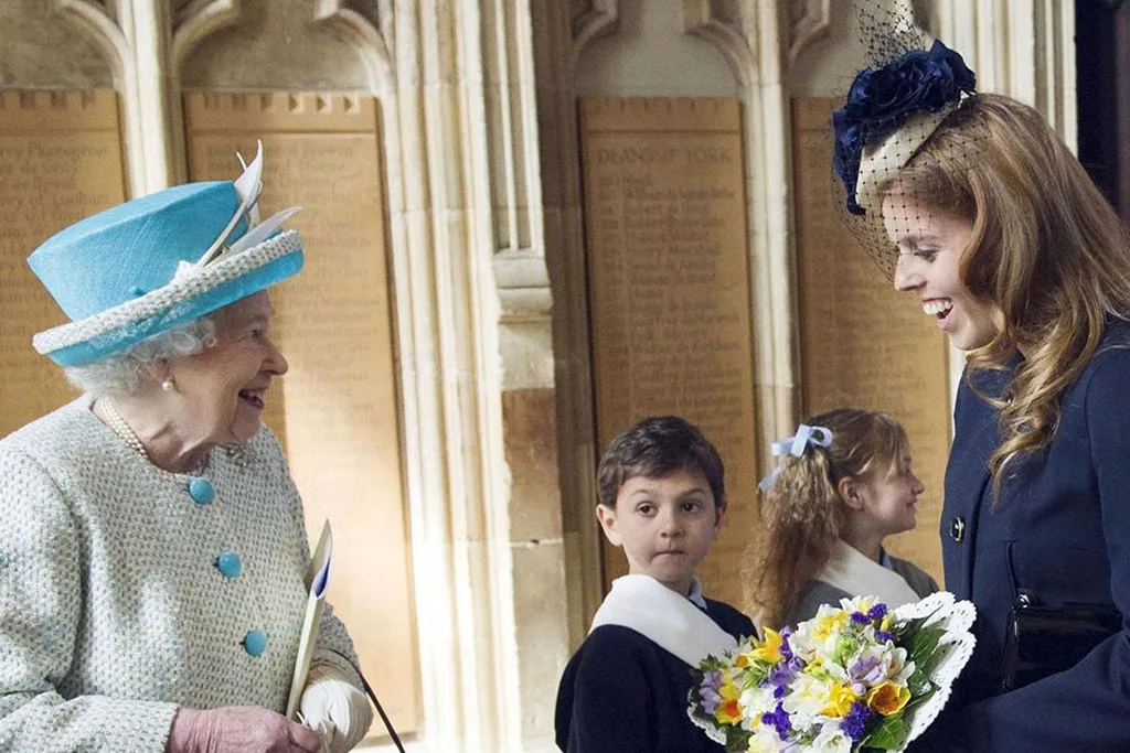 Princess Eugenie and Beatrice