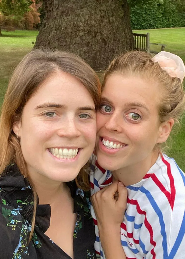 Princess Eugenie and Beatrice
