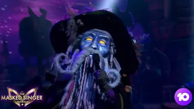 The Masked Singer’s Wizard performs