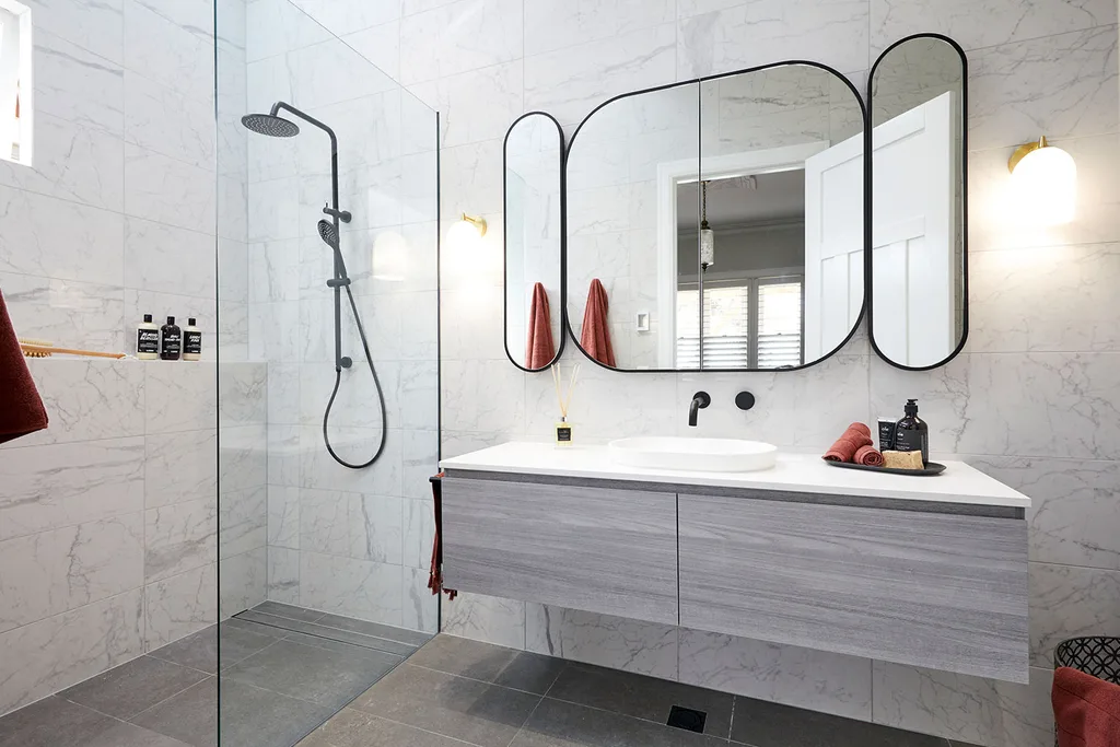 The Block ensuite