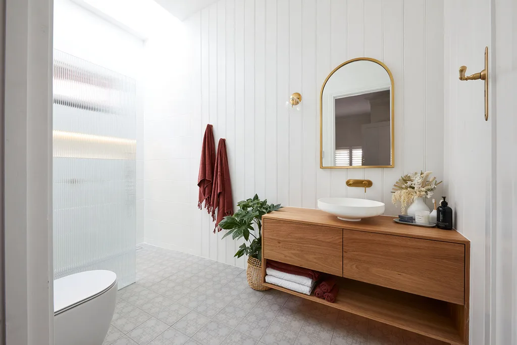 The Block ensuite