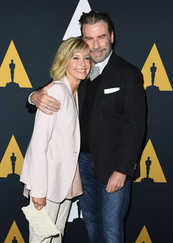 Olivia Newton John and John Travolta