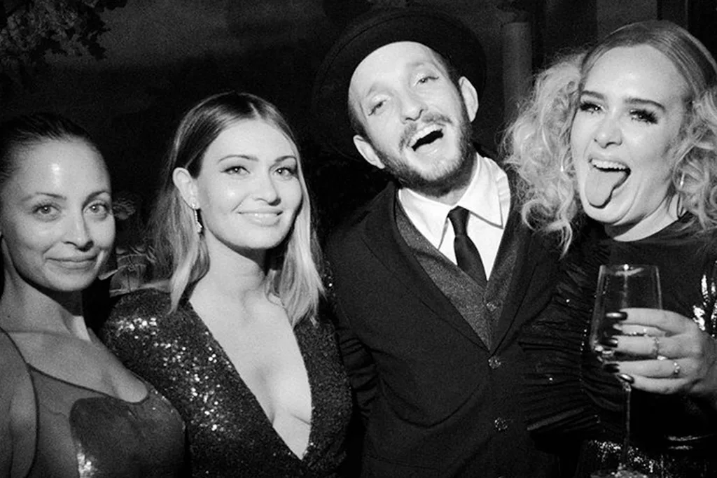 Adele and Nicole Richie