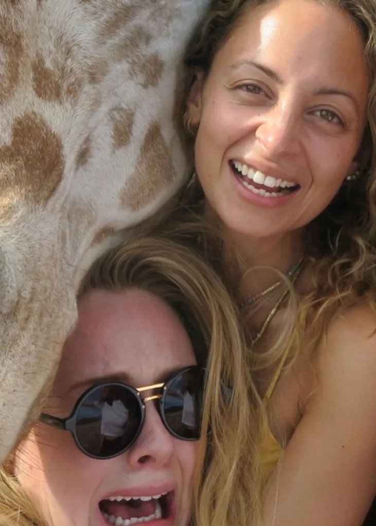 Adele and Nicole Richie