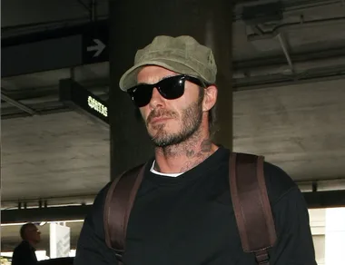 David and Victoria Beckham sparks debate after letting six-year-old daughter Harper drive a golf buggy