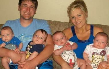 Mum of quadruplets dies unexpectedly at just 36