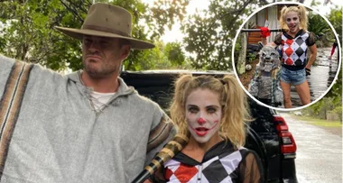 The hidden detail in Chris and Elsa’s Halloween snaps