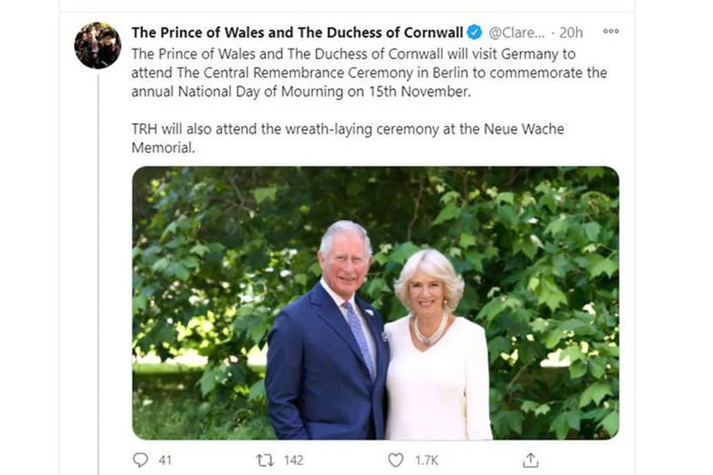 Prince Charles Duchess Camilla Germany criticism