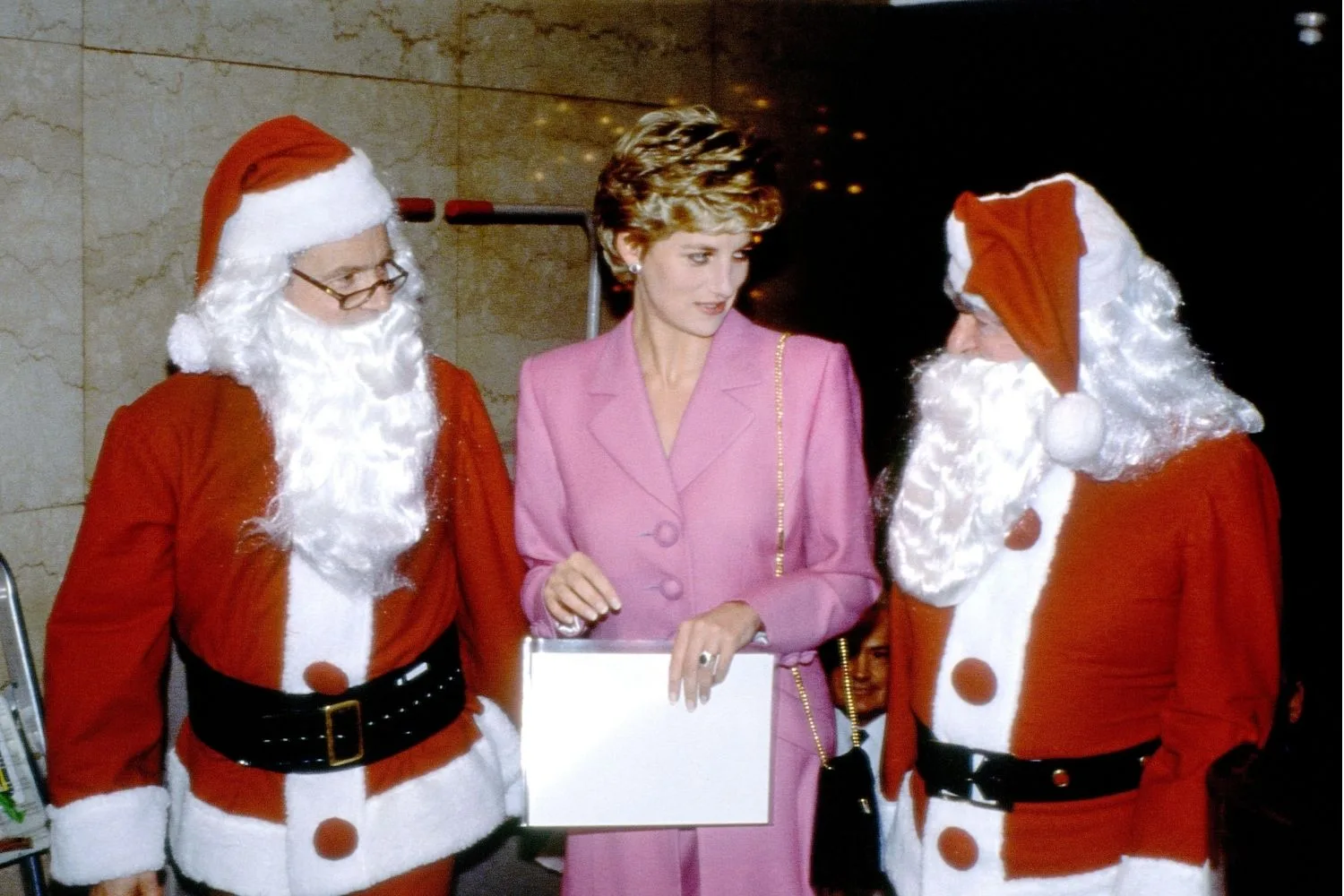 princess diana with santa