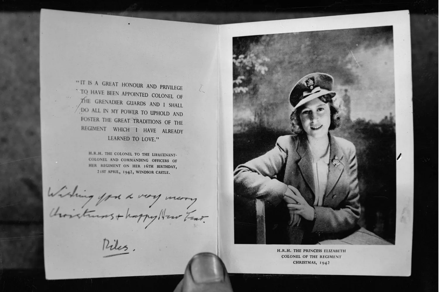 princess elizabeth cards for soldiers