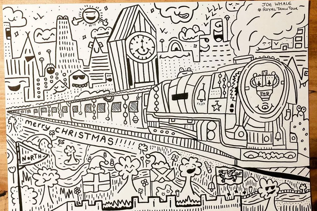 Prince William Kate Middleton train journey