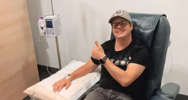 Johnny Ruffo’s inspiring message as he starts chemo