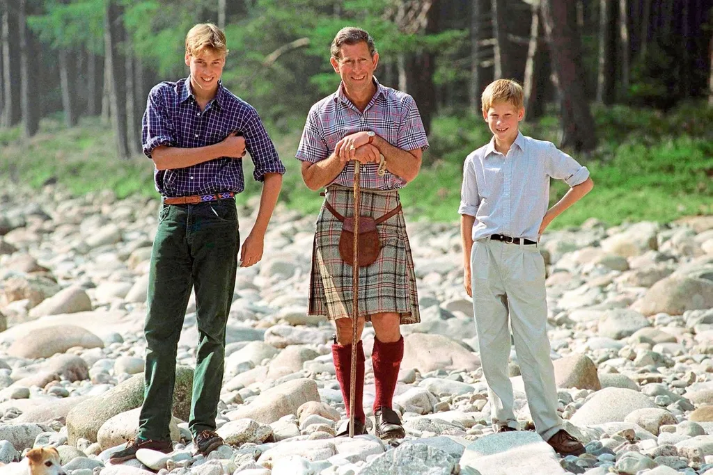Charles, William and Harry