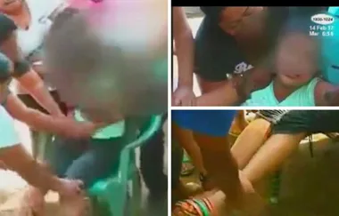 Girl ‘possessed’ snarls and thrashes at camera in dramatic ‘exorcism’ video