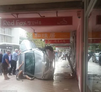 BREAKING: Sydney car crash hits baby in pram