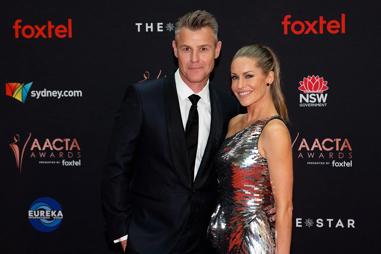 Rodger Corser and wife Renae Berry in 2019.