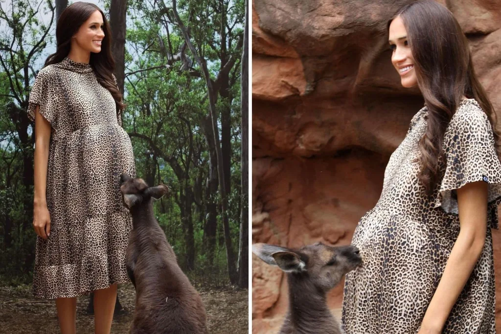 Meghan Markle waxwork baby bump