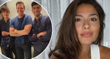 Pia Miller shares first photo of her fiancé and sons