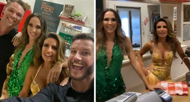 Home & Away stars reunite at The Diner while filming DWTS!