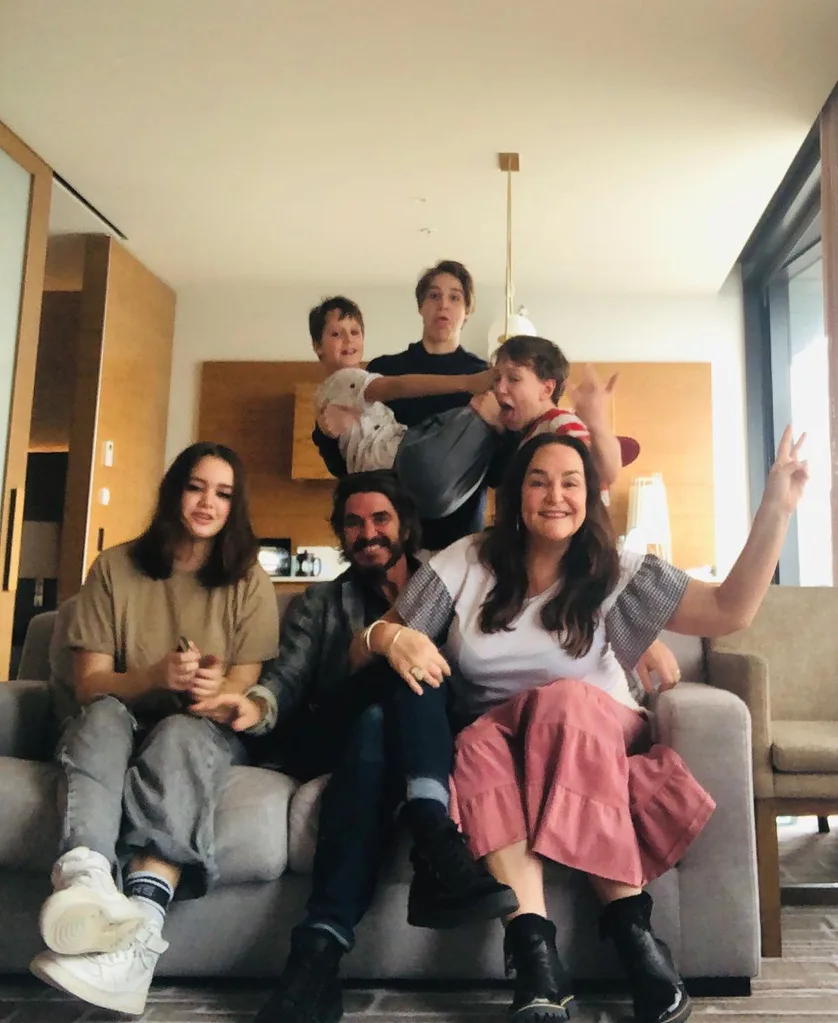 Kate Langbroek family