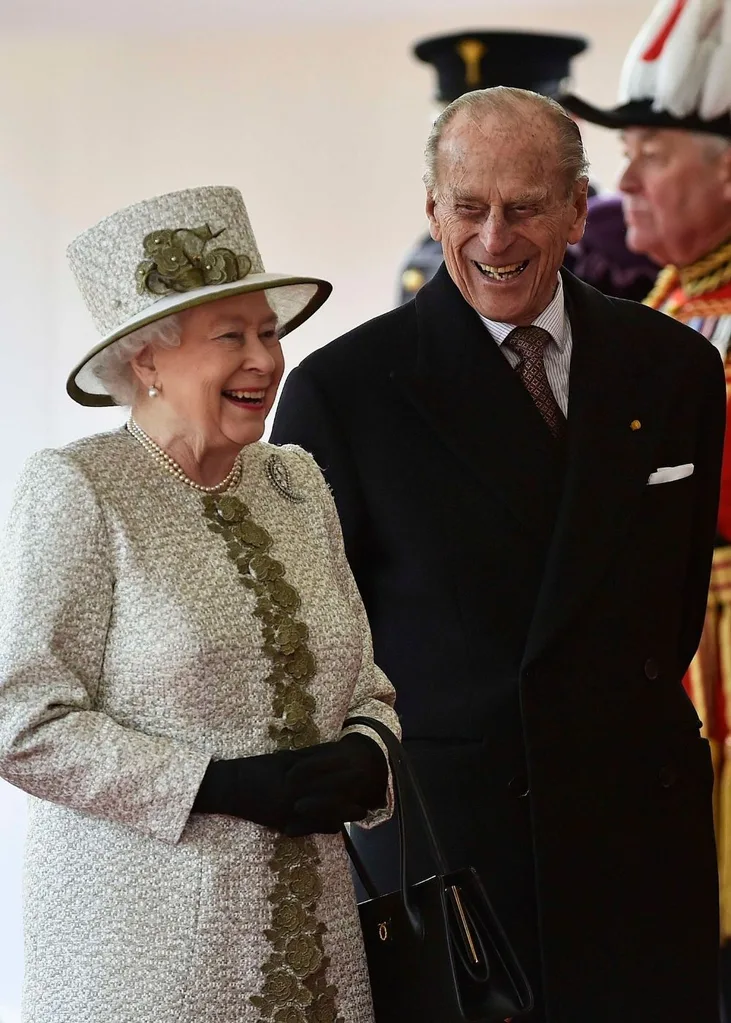 the queen laughing prince Philip