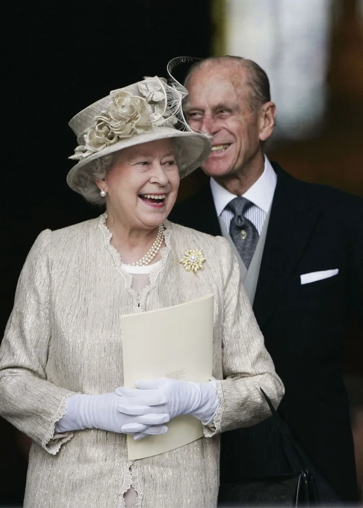 queen philip laughing