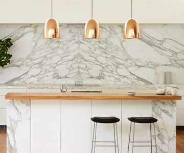 Kitchen profile: Marble and metallic