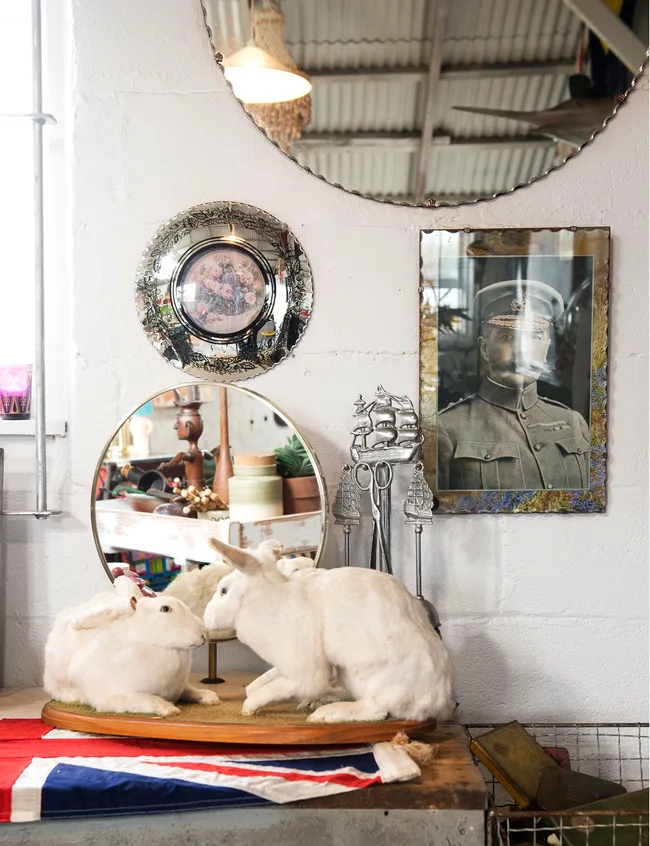 Crockery and mirrors