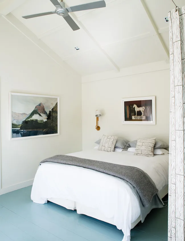 Wall hung bedside lamps