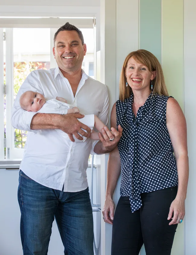 Rachael, Jeff and baby Lily