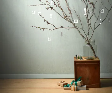 These DIY cut-out Christmas decorations are a perfect project for the kids