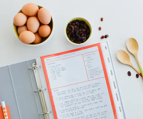 recipe folder, Kikki K, planner