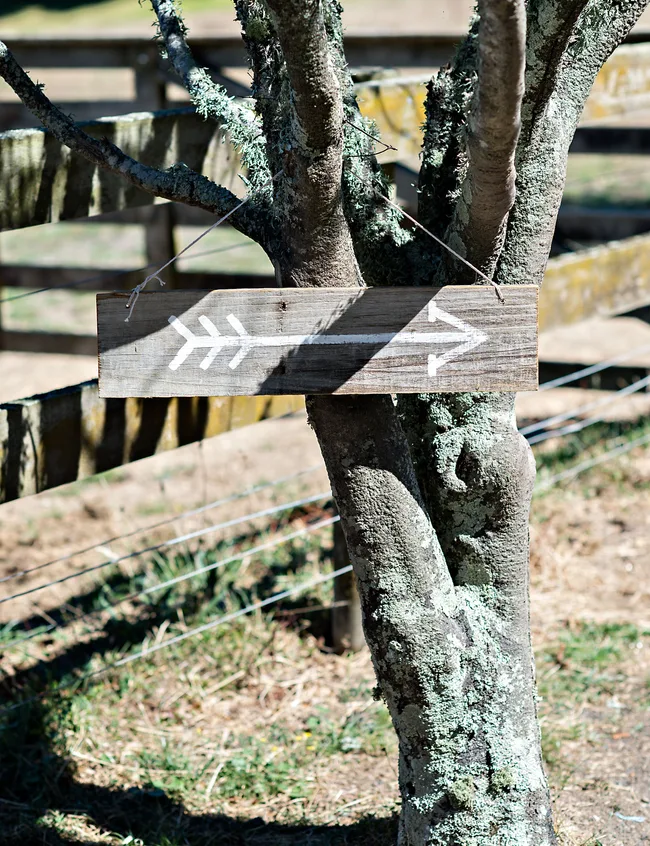 Harvest lunch hanging sign