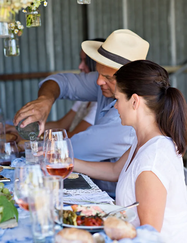 Harvest lunch scene setter