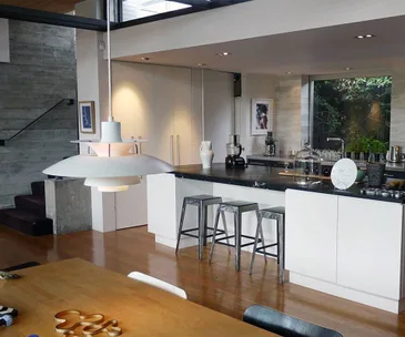 open plan, kitchen, lounge
