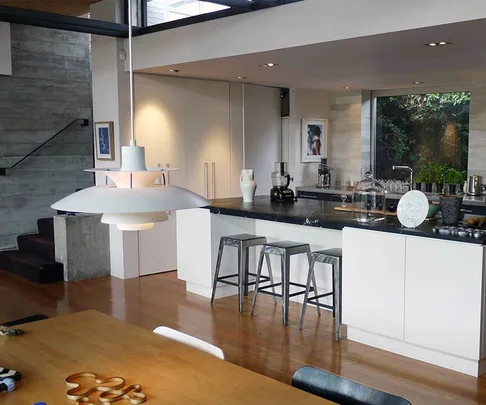 open plan, kitchen, lounge