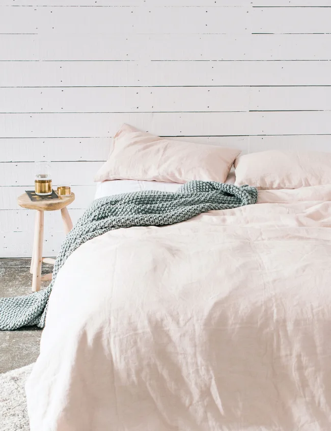 Washed linen duvet from Nest