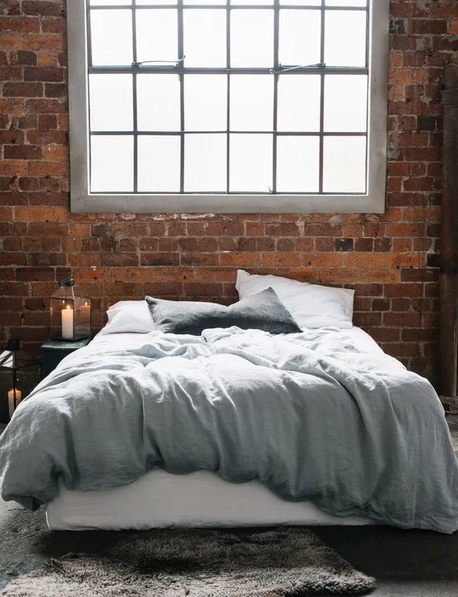 Seafoam duvet set from Nest