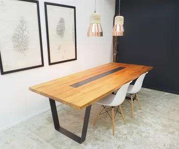 metal, lights, mixed materials, industrial living