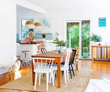 Bernadette Cross, kitchen, brick cottage, Queensland