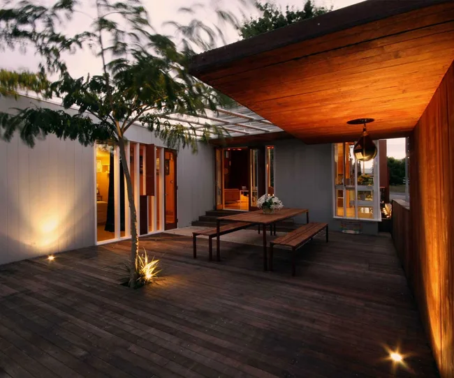 Small spaces, courtyard, designs for living, ANZ