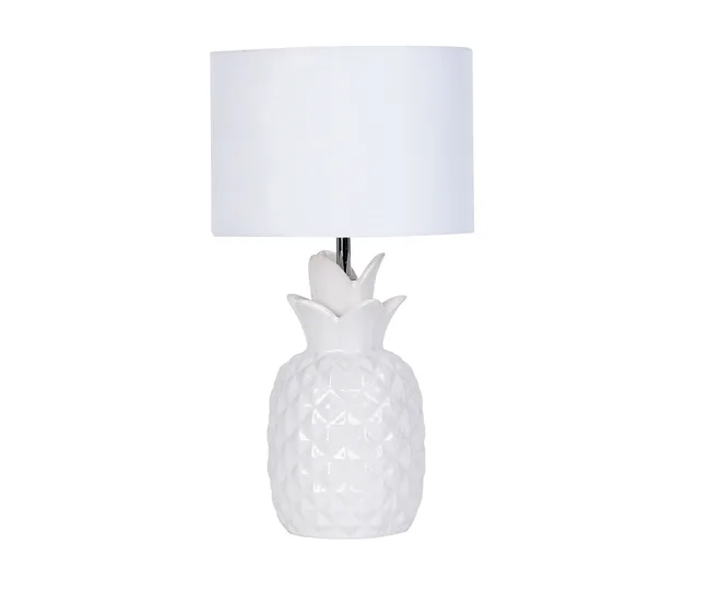 Pineapple ceramic table lamp